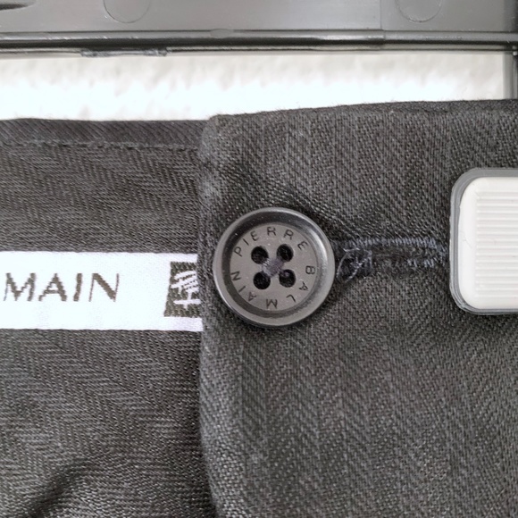 Pierre Balmain flat tab front wool dress short - Picture 6 of 6